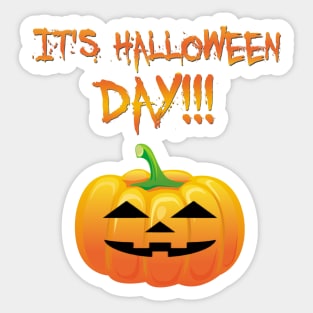 it's halloween day Sticker